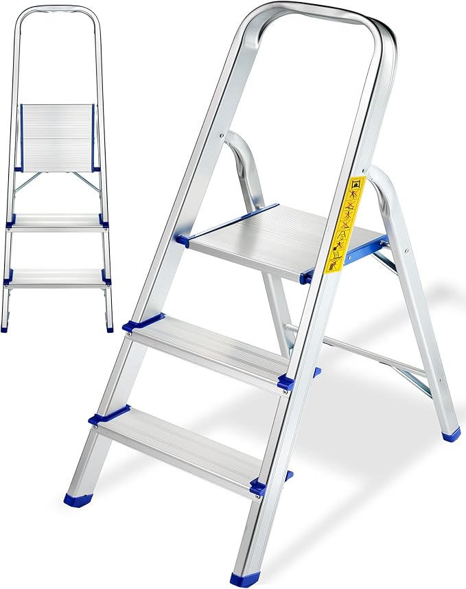 ShangShuo Ladder Step3-9 1m-2.2m Aluminum Alloy Household Ladder | Lightweight & Safe Design