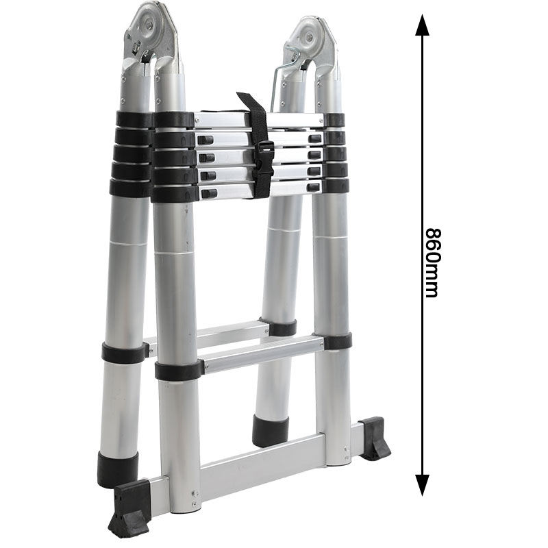 ShangShuo Ladder  5*2 Step Telescopic Aluminum Articulated Ladder | Multi-Purpose Hinged Design